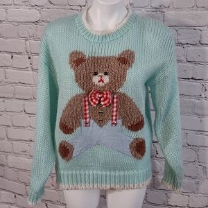 Vintage teddy bear sweater 🧸
